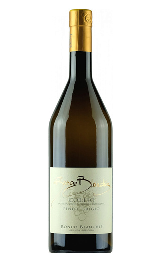 Вино Ronco Blanchis Pinot Grigio Collio 2019 0,75 л