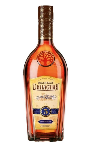 Великая Династия 3 года 0.5 л фото коньяк Velikaya Dinastiya 3 Years Old 0,5 л