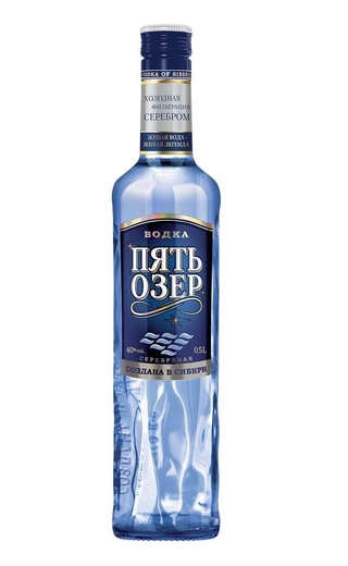 Пять Озер Серебряная 0.5 л фото водка Five Lakes Silver 0,5 л
