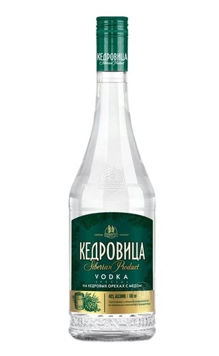 Oсобая Кедровица На Кедровых Орехах С Медом 0.5 л фото водка Osobaya Kedrovitsa Na Kedrovyih Orehah S Medom 0,5 л