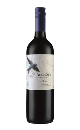 Авес Дель Сур Мерло Сентрал Велли 2019 0.75 л фото вино Aves Del Sur Merlot Central Valley 2019 0,75 л