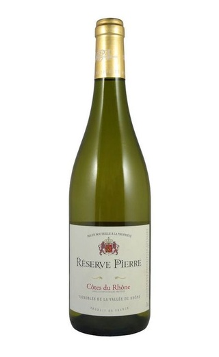 Резерв де Пьер Кот дю Рон Блан 2018 0.75 л фото вино Reserve de Pierre Blanc Cotes du Rhone 2018 0,75 л
