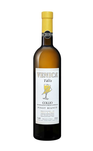 Веника Веника Пино Бьянко Коллио Талис 2019 0.75 л фото вино Venica Venica Pinot Bianco Collio DOC Talis 2019 0,75 л