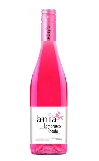 Аниа Ламбруско Розато 0.75 л фото игристое вино Ania Lambrusco Rosato 0,75 л
