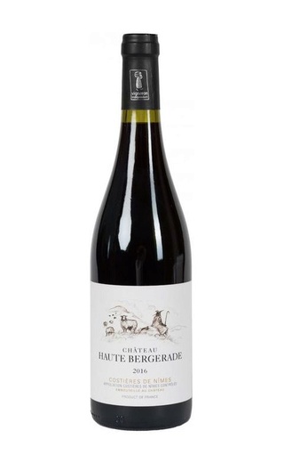 Шато О Бержерад Котьер де Ним 2016 0.75 л фото вино Chateau Haute Bergerade Costieres de Nimes 2016 0,75 л