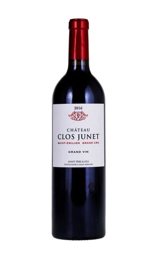 Шато Кло Жюнэ Сент-Эмильон Гран Крю 2016 0.75 л фото вино Chateau Clos Junet Saint-Emillon Grand Cru 2016 0,75 л