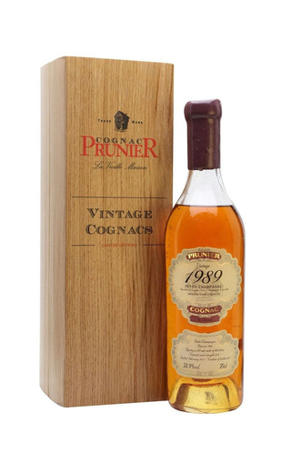 Прунье Пти Шампань 1989 0.7 л фото коньяк Prunier Petite Champagne 1989 0,7 л