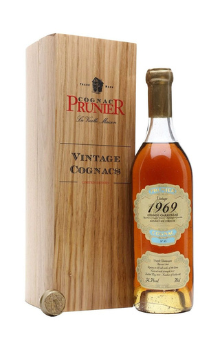 Прунье Гранд Шампань 1969 0.7 л фото коньяк Prunier Grande Champagne 1969 0,7 л