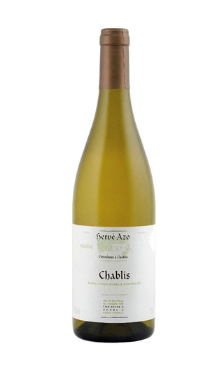 Домен Эрве Азо Шабли 2019 0.75 л фото вино Domaine Herve Azo Chablis 2019 0,75 л