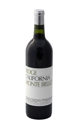 Ридж Виньярдс Монте Белло 1997 0.75 л фото вино Ridge Vineyards Monte Bello 1997 0,75 л