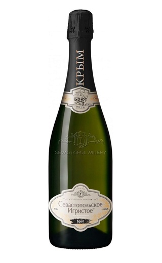 Севастопольское Игристое Белое Брют 0.75 л фото игристое вино Sevastopol Sparkling Brut 0,75 л