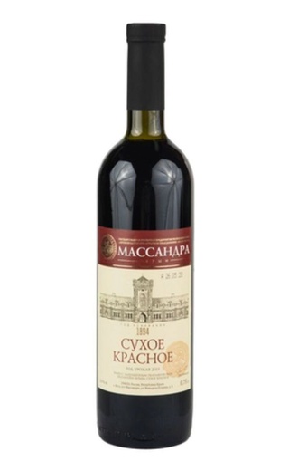 Вино Массандра Сухое Красное 2019 0,75 л