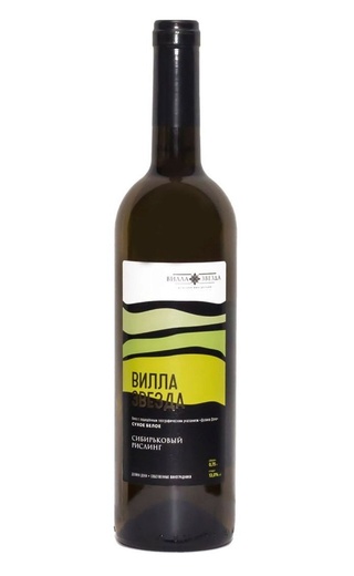Вилла Звезда Сибирьковый Рислинг 0.75 л фото вино Villa Zvezda Sibirkovy Riesling 0,75 л