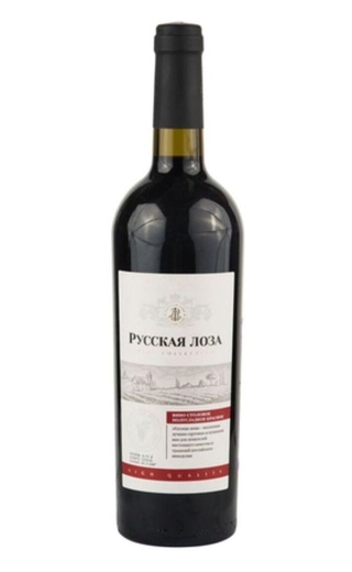 Русская лоза Красное Полусладкое 0.75 л фото вино Russkaya Loza Red Semisweet 0,75 л