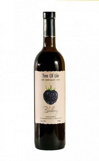 Вино Дерево жизни Ежевика Сухое 0,75 л