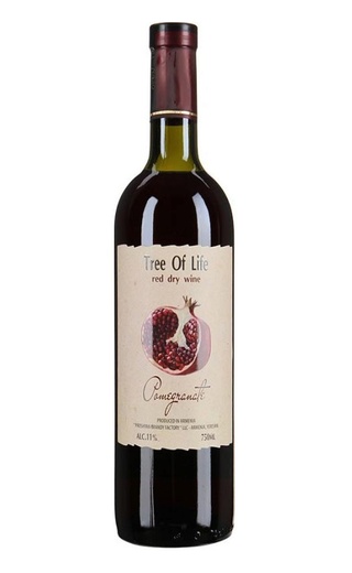 фото гранатовое вино Tree of life Pomegranate Dry 0,75 л
