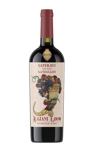 Алазани Квеври Саперави 2018 0.75 л фото вино Alazani Qvevri Saperavi 2018 0,75 л