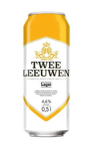фото пиво Twee Leeuwen Lager 24 шт. 0,5 л
