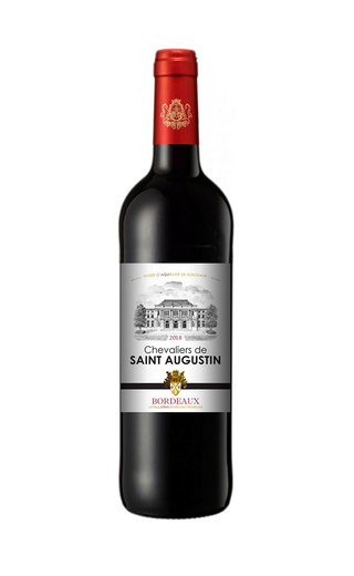 Шевалье де Сент Агустин Руж Бордо 2018 0.75 л фото вино Chevaliers de Saint Augustin Rouge Bordeaux 2018 0,75 л