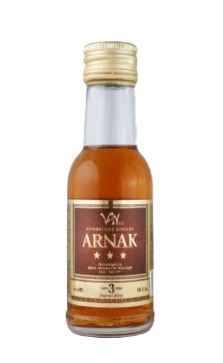 Арнак 3 года 0.1 л фото коньяк Arnak 3 Years Old 0,1 л