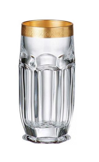 фото Crystalite Bohemia Safari Gold Water Glass 6&nbsp;шт. 0,3 л
