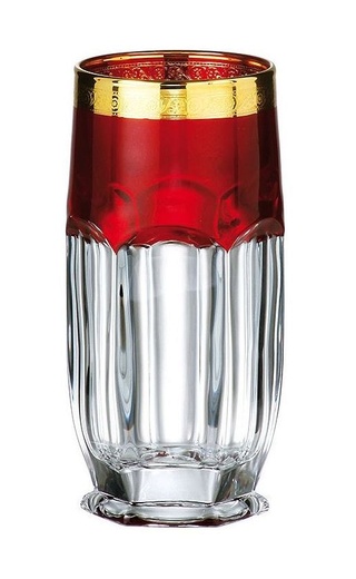 Crystalite Bohemia Safari Rubin Water Glass 6 шт. 0,3 л