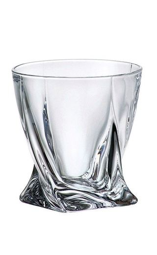 Кристалит Богемия Куадро Виски 0.34 л фото Crystalite Bohemia Quadro Whisky Glass 6 шт. 0,34 л