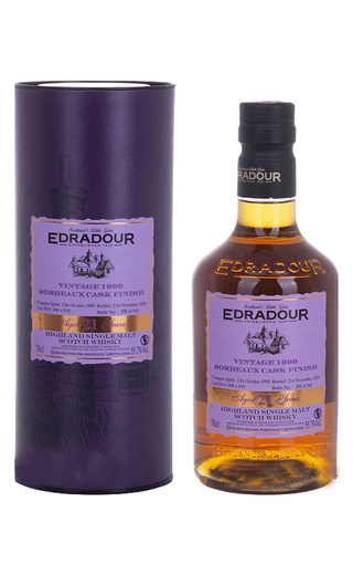 Эдрадур 21 год Бордо Каск Финиш 1999 0.7 л фото виски Edradour 21 Years Old Bordeaux Cask Finish 1999 0,7 л
