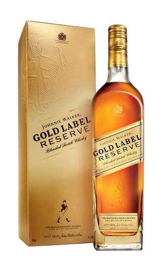 Bottle of Johnnie Walker Gold Label