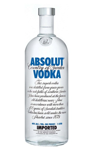 Абсолют 1 л фото водка Absolut 1 л