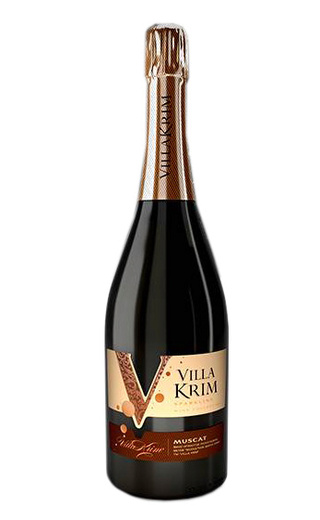 Вилла Крым Мускат 0.75 л фото игристое вино Villa Krim Muscat 0,75 л
