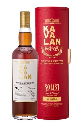 фото виски Kavalan Solist Sherry Cask Single Cask Strength 58.6% 0,7 л