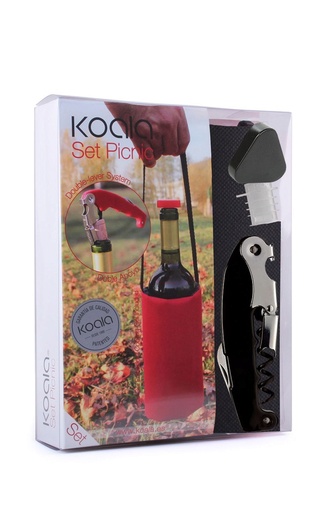 Набор для вина Коала Пикник черный фото другие Wine Set Koala Picnic Black