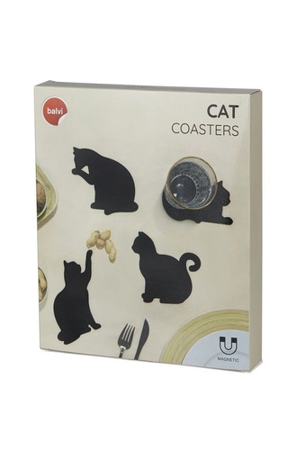 Подставка под стаканы Балви Кэт Магнитная фото другие Stand for glasses Balvi Cat 4 шт.