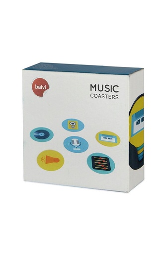 Подставка под стаканы Балви Мюзик фото другие Stand for glasses Balvi Music 6 шт.