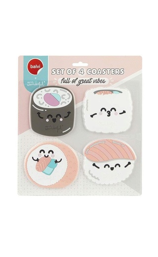 Подставка под стаканы Балви Суши фото другие Stand for glasses Balvi Sushi 4 шт.