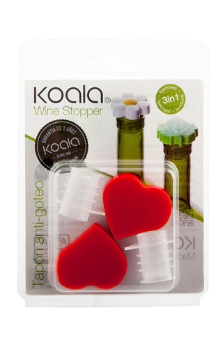 Пробка-каплеуловитель Коала Лав Love фото Wine Stopper Koala Love 2 шт.
