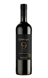 Вино San Pedro Gato Negro 9 Lives Cabernet Sauvignon Reserve 2019 0,75 л
