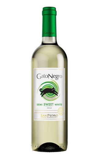 Сан Педро Гато Негро Белое полусладкое 2019 0.75 л фото вино San Pedro Gato Negro White 2019 0,75 л