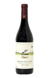 Вино Vietti Dolcetto d'Alba Tre Vigne 2020 0,75 л