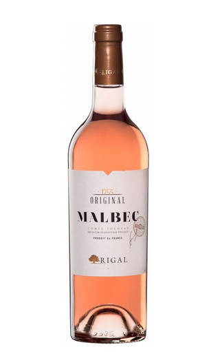 Вино Rigal Malbec Rose Comte Tolosan 2020 0,75 л