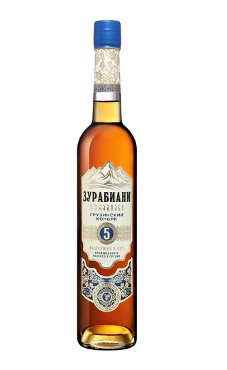 Зурабиани 5 лет 0.5 л фото коньяк Zurabiani 5 Years Old 0,5 л