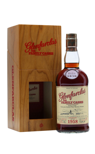 Виски Glenfarclas 1958 Family Casks No. 2065 0,7 л