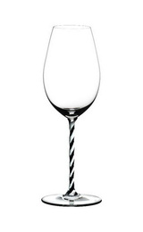 Riedel Fatto a Mano Champagne Wine Glass Black and White Twisted&nbsp;0,445&nbsp;л