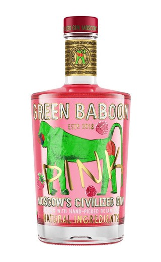 Грин Бабун Пинк 0.7 л фото джин Green Baboon Pink 0,7 л