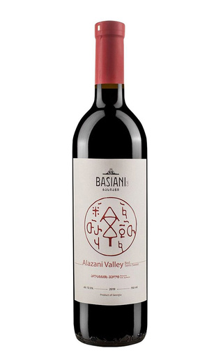 Басиани Алазанская Долина Красное 2019 0.75 л фото вино Basiani Alazani Valley Red 2019 0,75 л