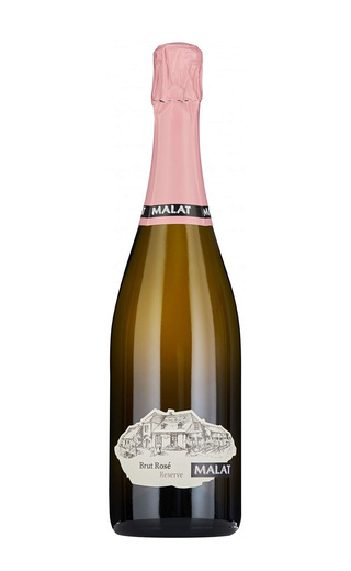 Малат Брют Розе Резерв 2016 0.75 л фото игристое вино Malat Brut Rose Reserve 2016 0,75 л