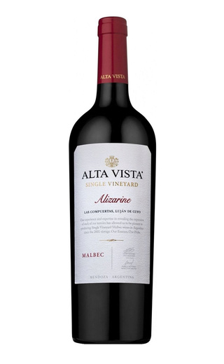 Альта Виста Сингл Виньярд Ализарин Мальбек 2015 0.75 л фото вино Alta Vista Single Vineyard Alizarine Malbec 2015 0,75 л