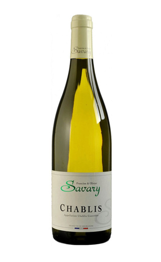 Савари Шабли 2019 0.75 л фото вино Savary Chablis 2019 0,75 л