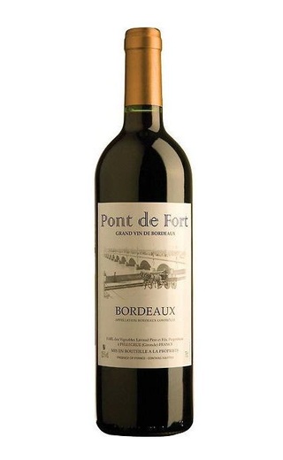 Вино Charles Yung et Fils Pont de Fort Bordeaux AOC 2017 0,75 л
